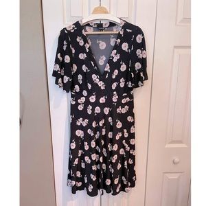 Torrid Black Floral Dress